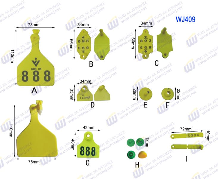 WJ409 Other livestock Ear Tag